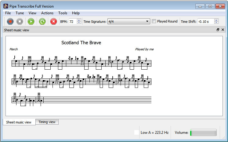 Transcription of Scotland The Brave